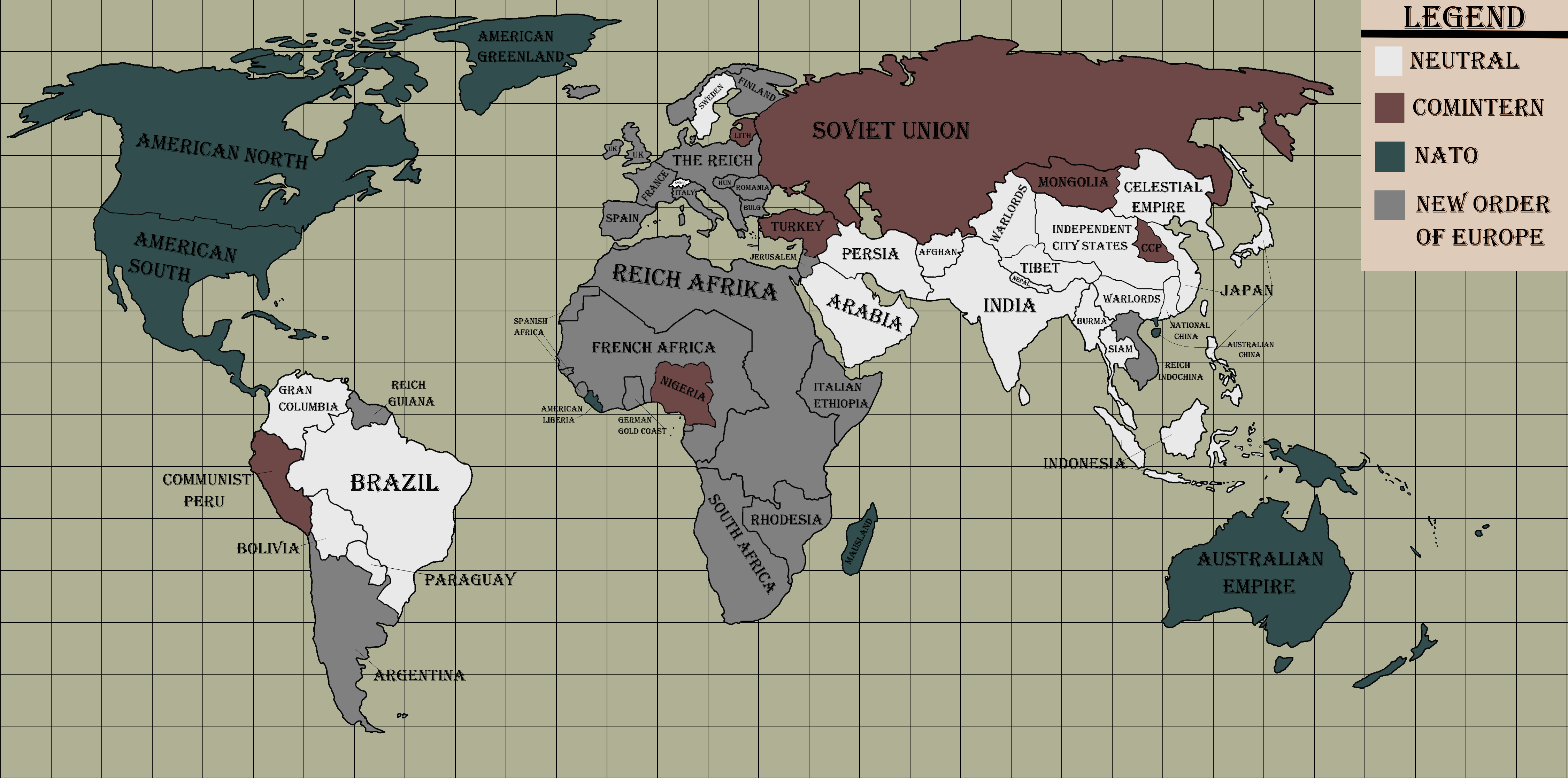 World Map of Iron Eagle